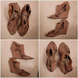 BUNDLE ONLY do not purchase alone Toi Et Moi brown wedges Charlotte Russe wedges